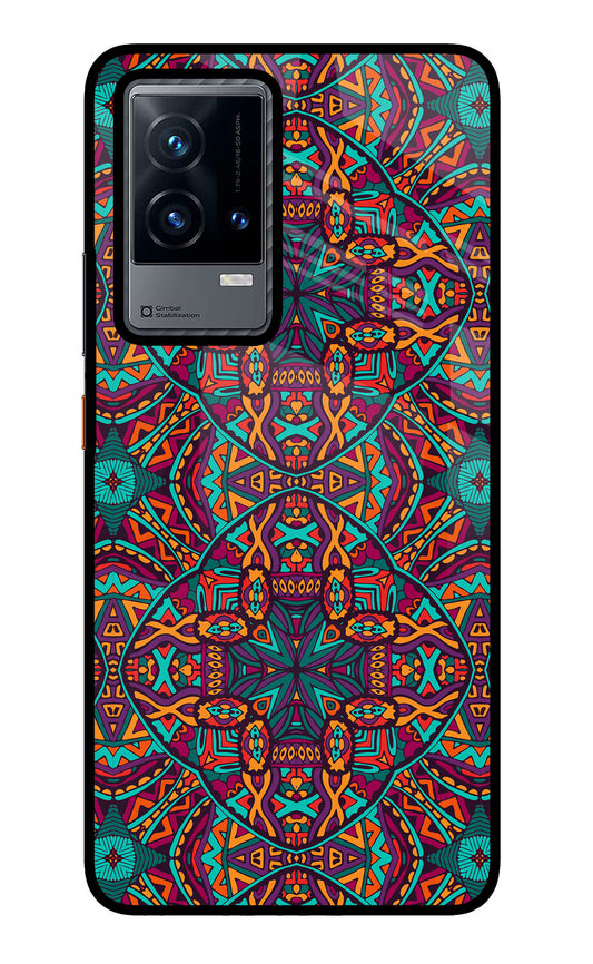 Colour Mandala iQOO 9 5G Glass Case