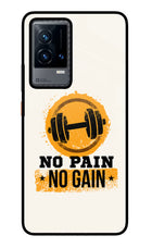 No Pain No Gain iQOO 9 5G Glass Case