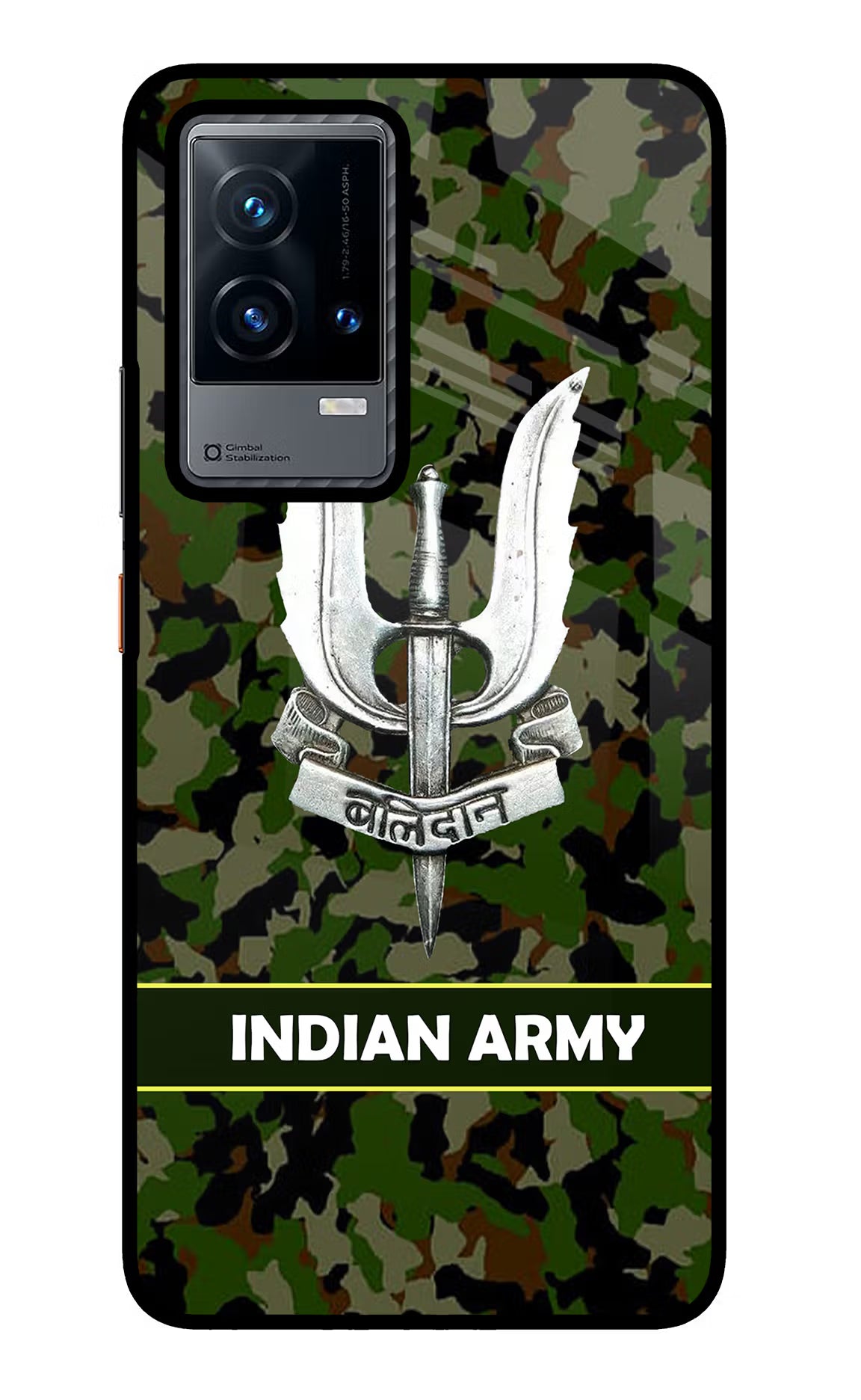 Balidan Indian Logo iQOO 9 5G Glass Case Back Cover by Casekaro