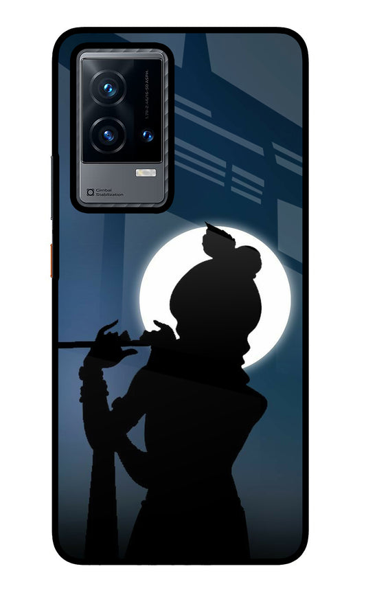 Shri Krishna Silhouette iQOO 9 5G Glass Case