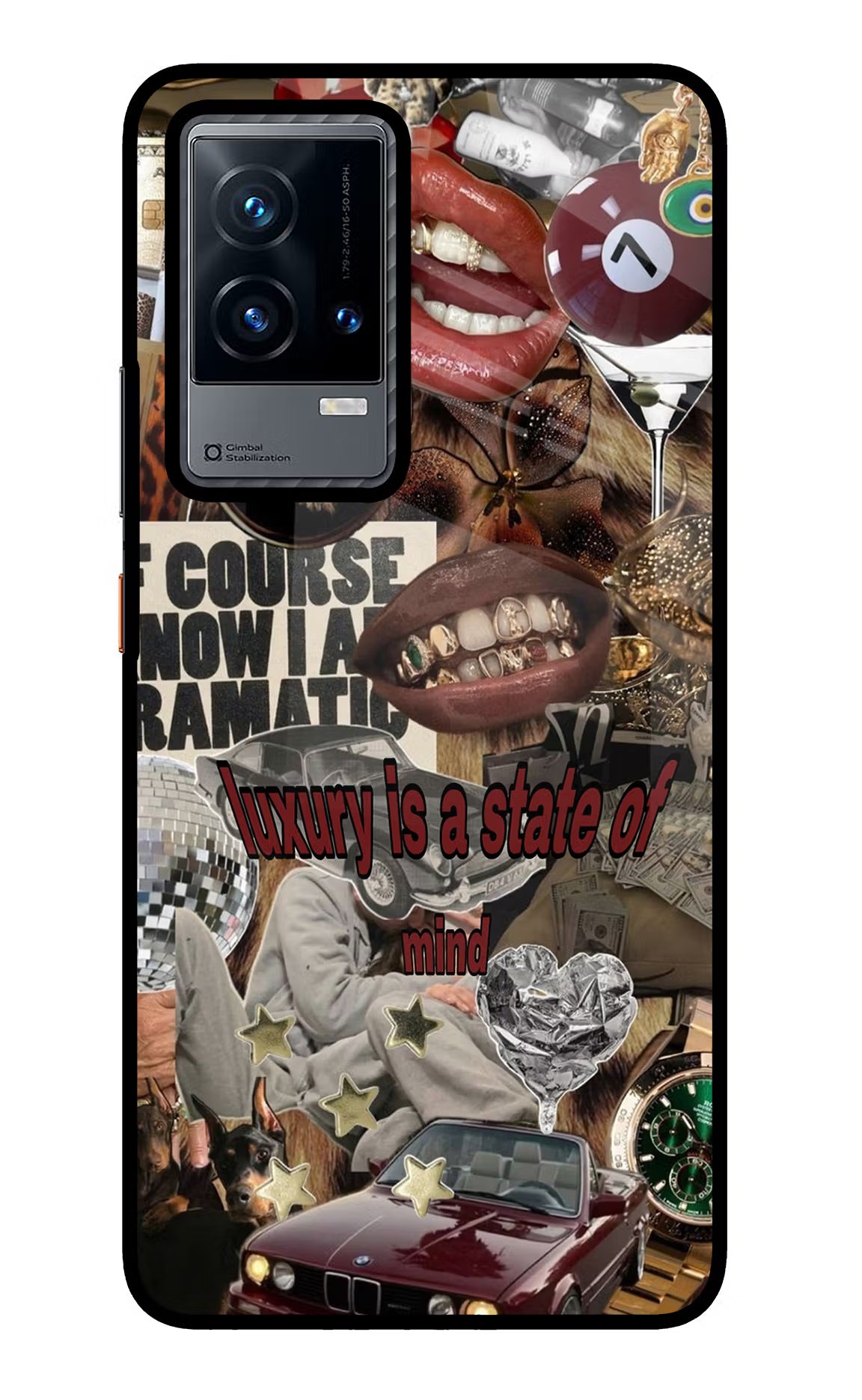 Luxury iQOO 9 5G Glass Case Back Cover by Casekaro