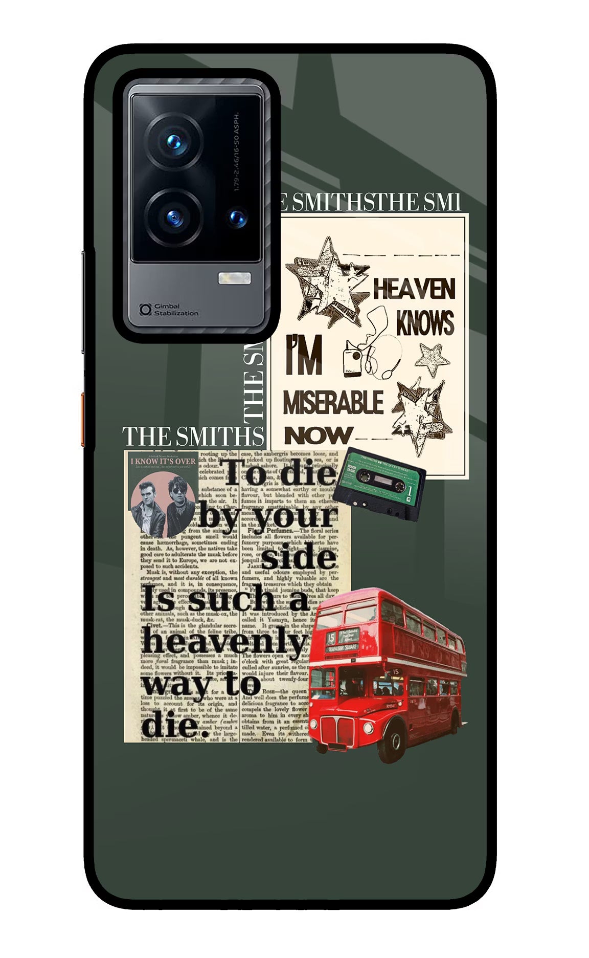 The Smiths iQOO 9 5G Glass Case Back Cover by Casekaro