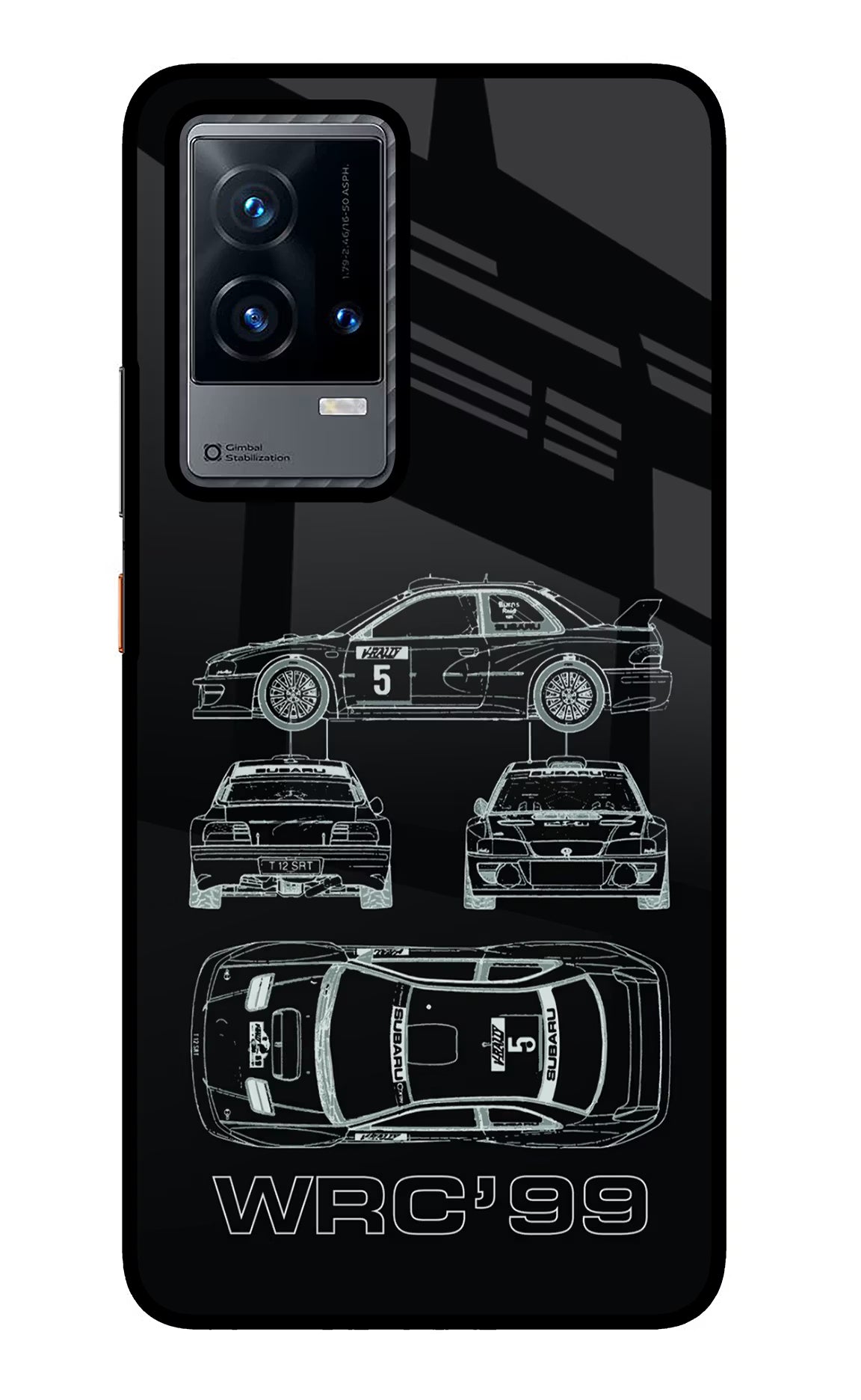 WRC'99 iQOO 9 5G Glass Case