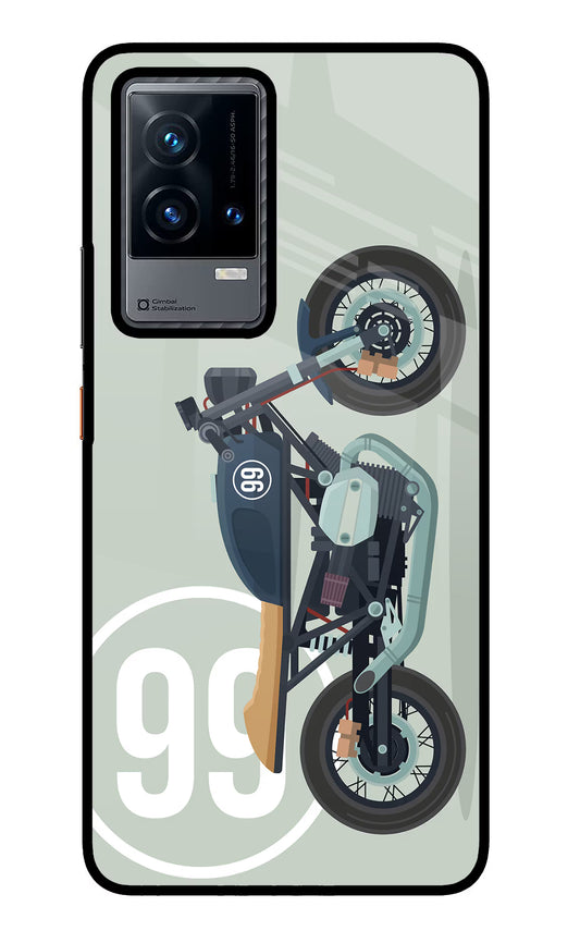 Classic Cafe Racer 99 iQOO 9 5G Glass Case