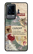 Cancer Zodiac iQOO 9 5G Glass Case Back Cover by Casekaro