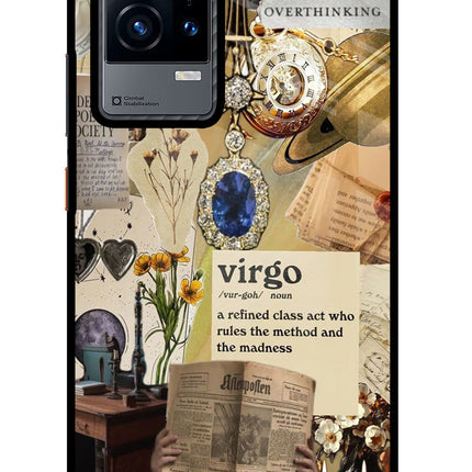 Virgo Zodiac iQOO 9 5G Glass Case Back Cover by Casekaro