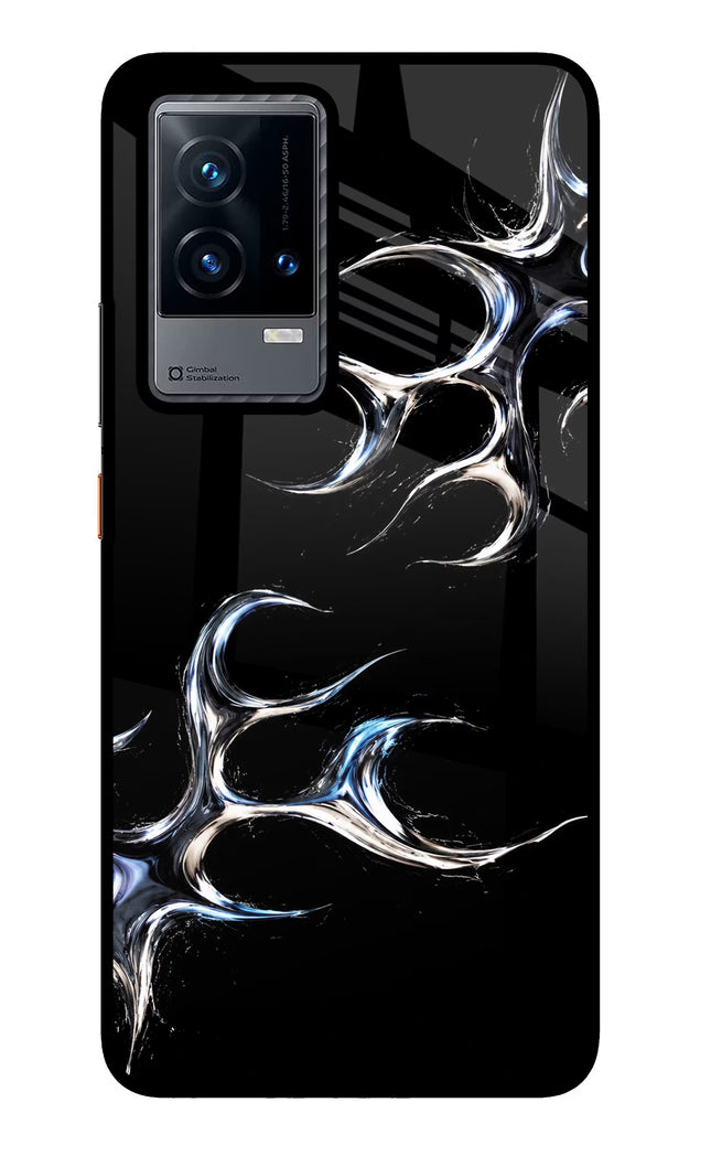 Chrome Tribal iQOO 9 5G Glass Case Back Cover by Casekaro