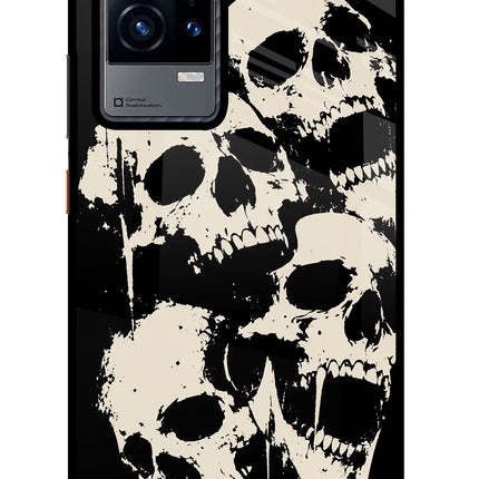 Dead Stack iQOO 9 5G Glass Case Back Cover by Casekaro