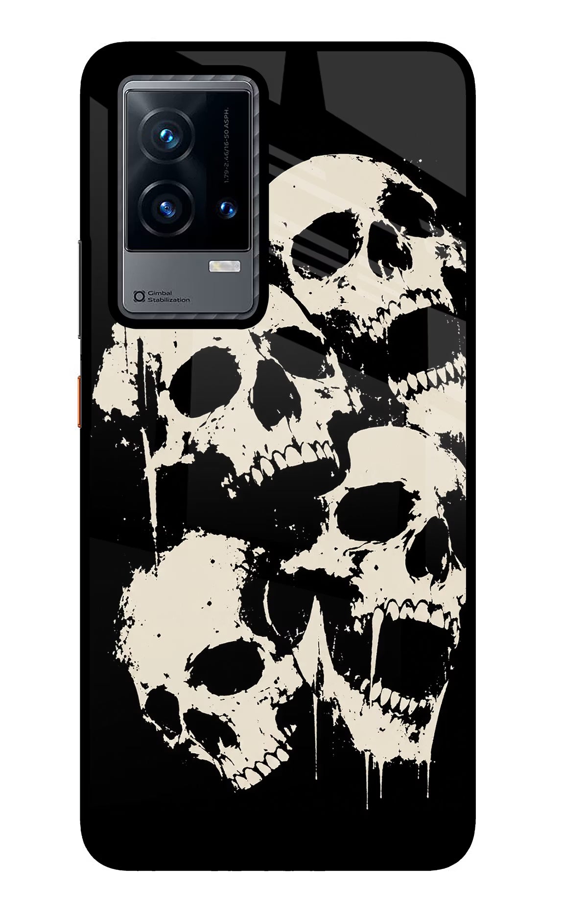 Dead Stack iQOO 9 5G Glass Case Back Cover by Casekaro