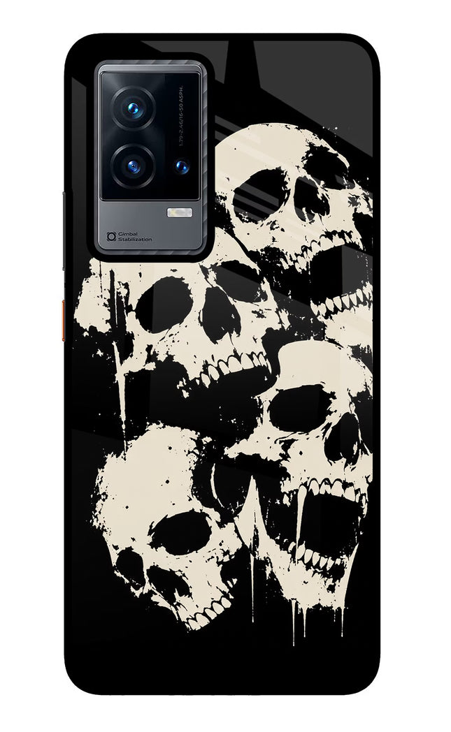 Dead Stack iQOO 9 5G Glass Case Back Cover by Casekaro