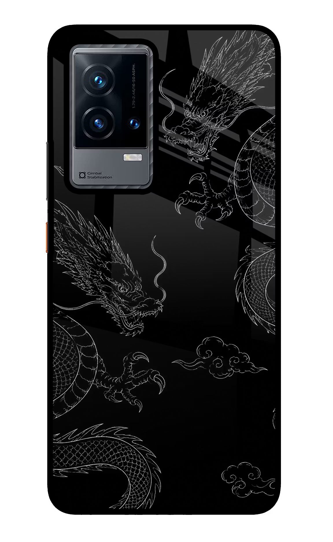 Twin Dragons iQOO 9 5G Glass Case