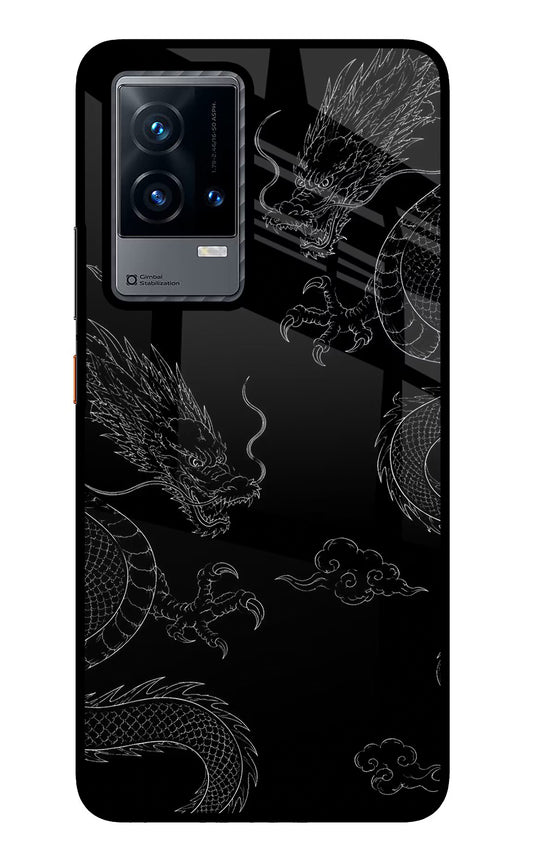 Twin Dragons iQOO 9 5G Glass Case