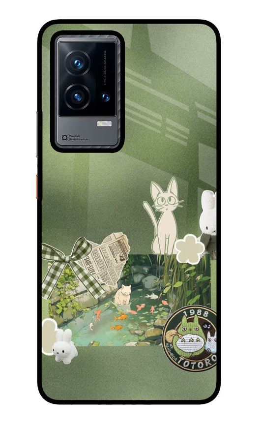 Aesthetic anime iQOO 9 5G Glass Case