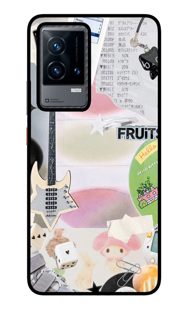 Softcore case iQOO 9 5G Glass Case Back Cover by Casekaro