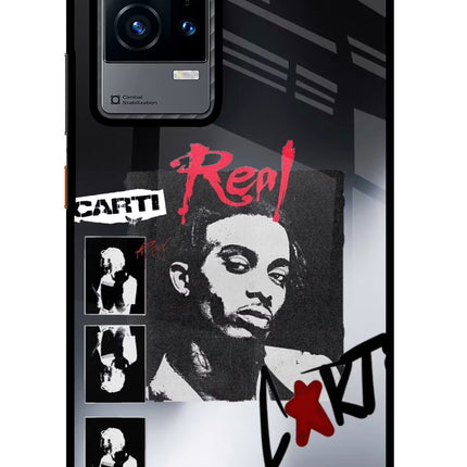 Playboi Carti iQOO 9 5G Glass Case Back Cover by Casekaro
