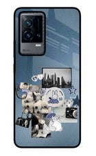 Miffy iQOO 9 5G Glass Case Back Cover by Casekaro