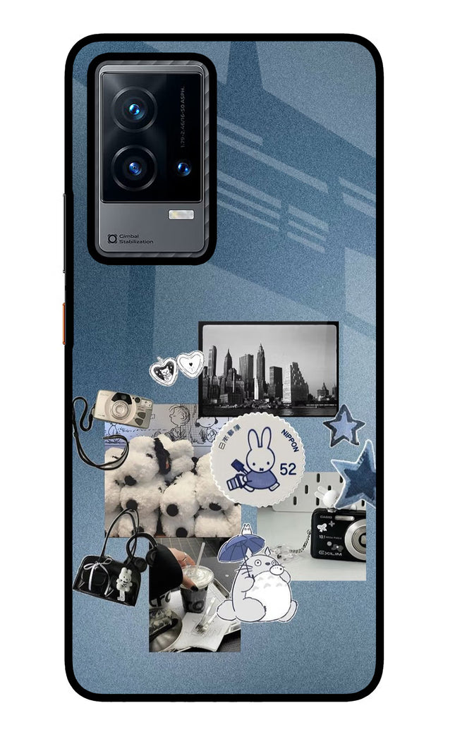 Miffy iQOO 9 5G Glass Case Back Cover by Casekaro