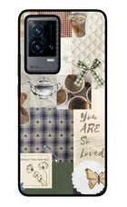 Cookie iQOO 9 5G Glass Case Back Cover by Casekaro