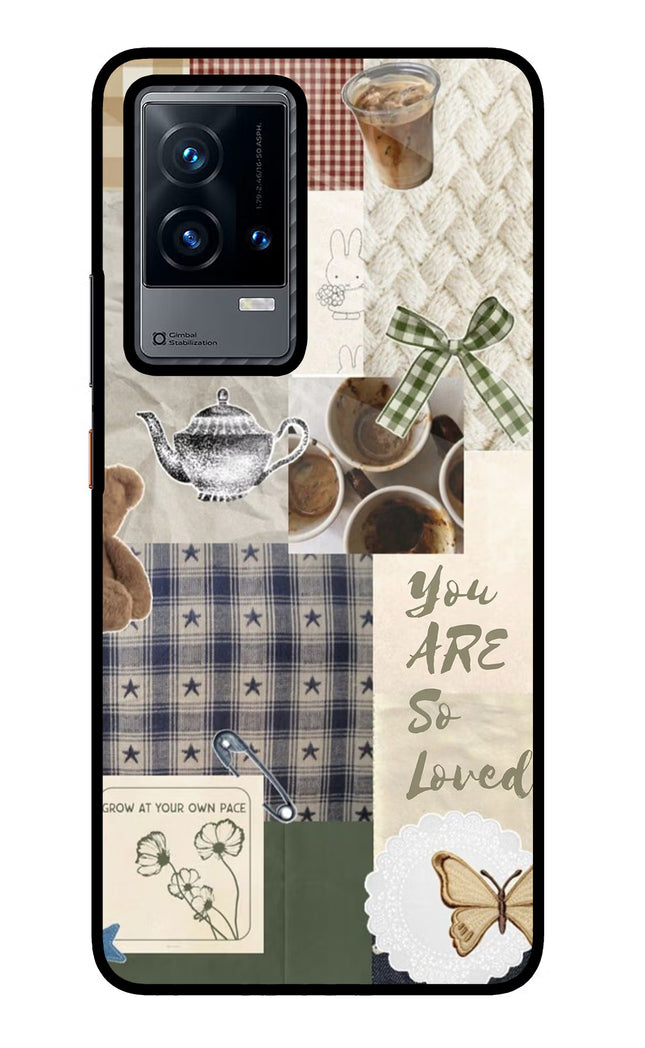 Cookie iQOO 9 5G Glass Case Back Cover by Casekaro