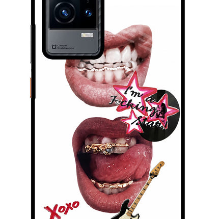 Rockstar iQOO 9 5G Glass Case Back Cover by Casekaro