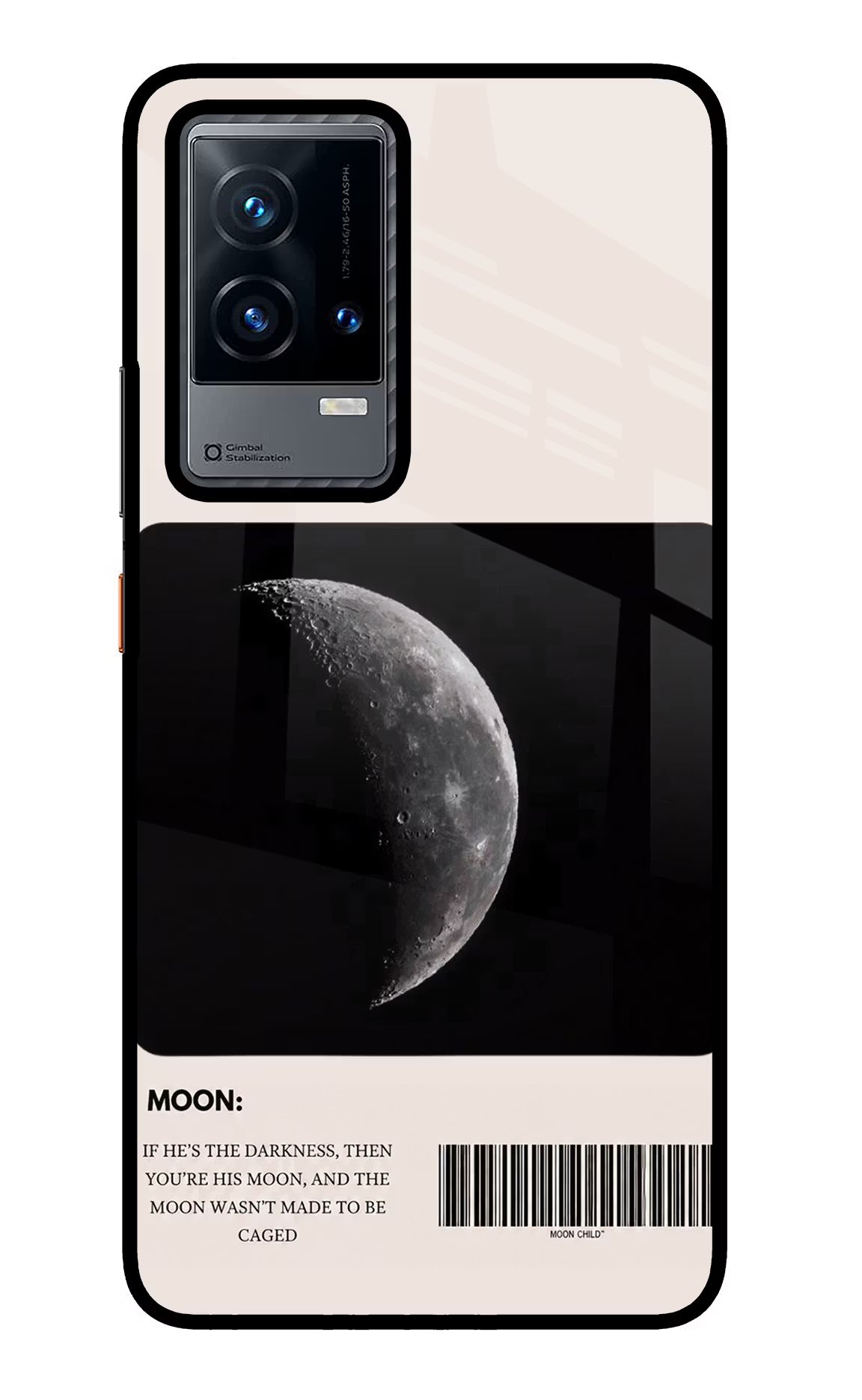 Moon Phase iQOO 9 5G Glass Case