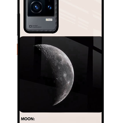 Moon Phase iQOO 9 5G Glass Case Back Cover by Casekaro