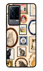 Mirror Cats iQOO 9 5G Glass Case Back Cover by Casekaro