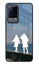 Coastal Dream iQOO 9 5G Glass Case Back Cover by Casekaro
