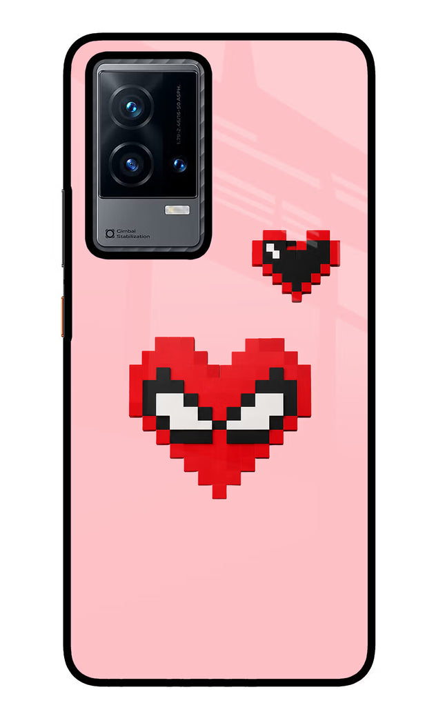 Gwen Heart iQOO 9 5G Glass Case Back Cover by Casekaro