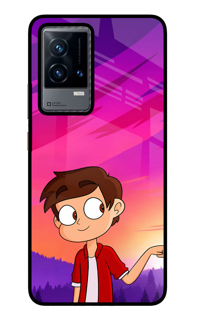 Marco Sunset iQOO 9 5G Glass Case Back Cover by Casekaro