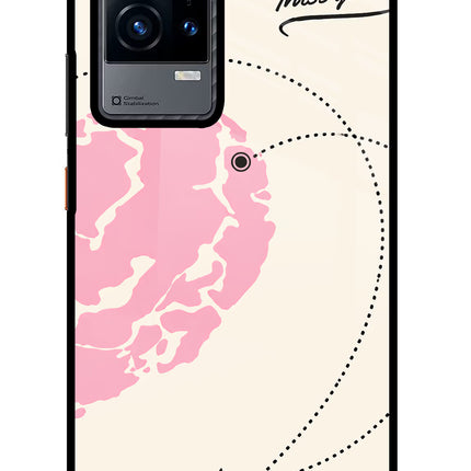 Miss Orbit iQOO 9 5G Glass Case Back Cover by Casekaro