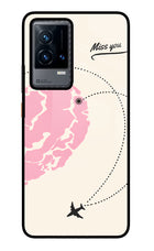Miss Orbit iQOO 9 5G Glass Case Back Cover by Casekaro