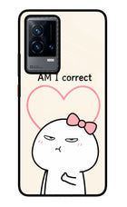 Always Right iQOO 9 5G Glass Case Back Cover by Casekaro
