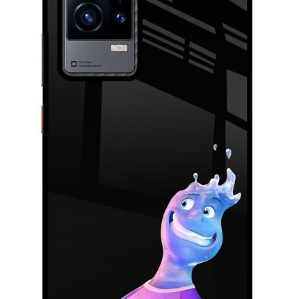 Wade Wave iQOO 9 5G Glass Case Back Cover by Casekaro