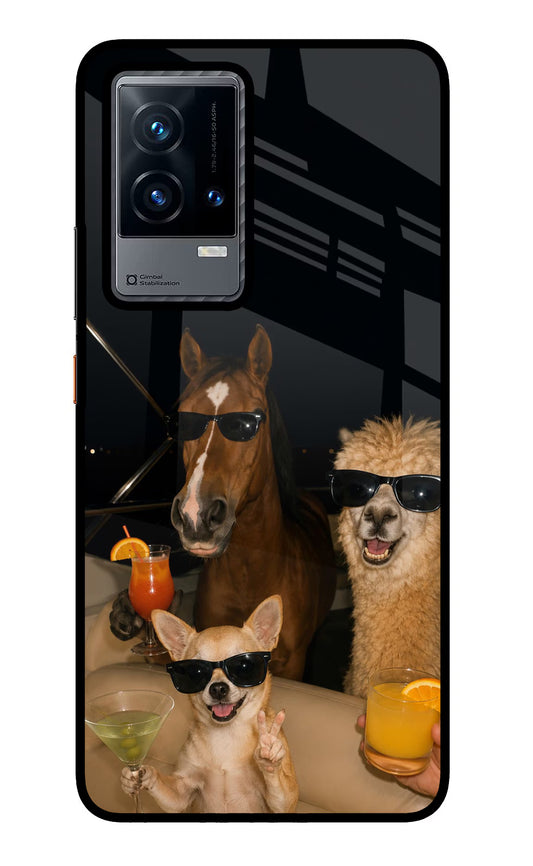Party Squad iQOO 9 5G Glass Case