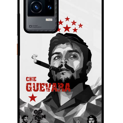Che Guevara Iconic iQOO 9 5G Glass Case Back Cover by Casekaro