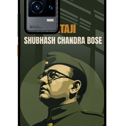 Netaji Legacy iQOO 9 5G Glass Case Back Cover by Casekaro