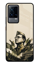 Netaji Rising iQOO 9 5G Glass Case Back Cover by Casekaro