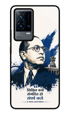 Dr. Ambedkar Visionary iQOO 9 5G Glass Case Back Cover by Casekaro