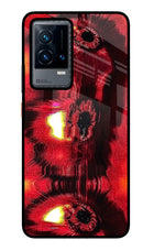 Fire Eye iQOO 9 5G Glass Case Back Cover by Casekaro