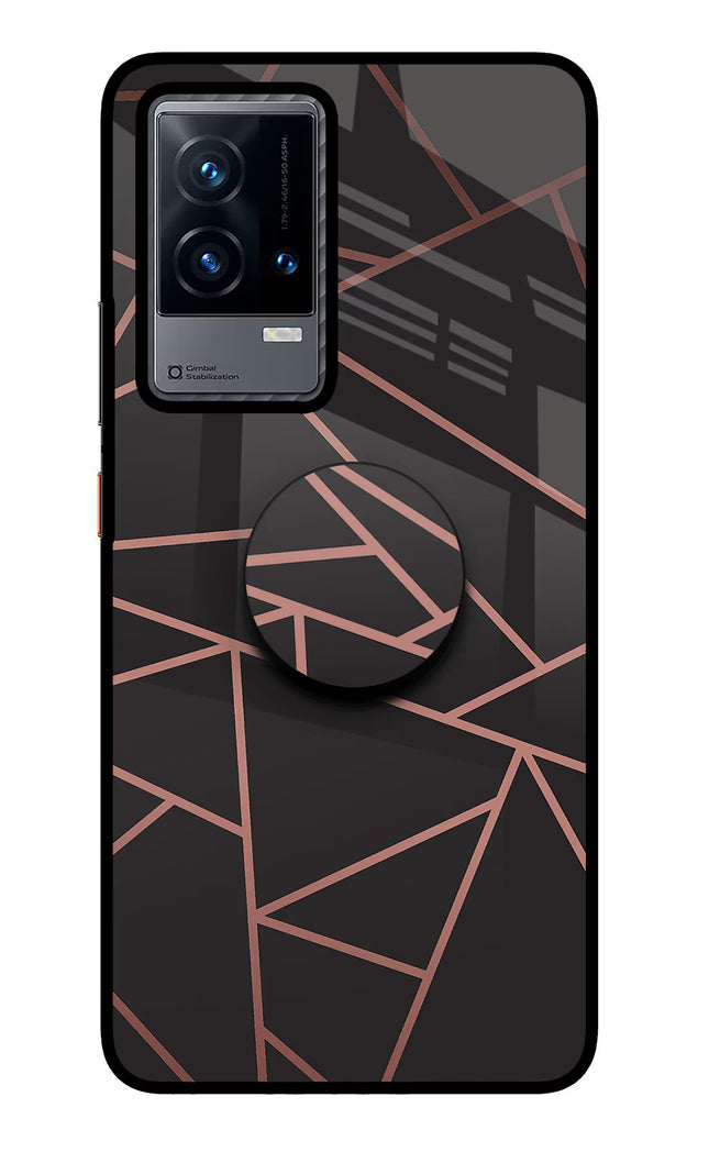 Geometric Pattern iQOO 9 5G Pop Case by Casekaro