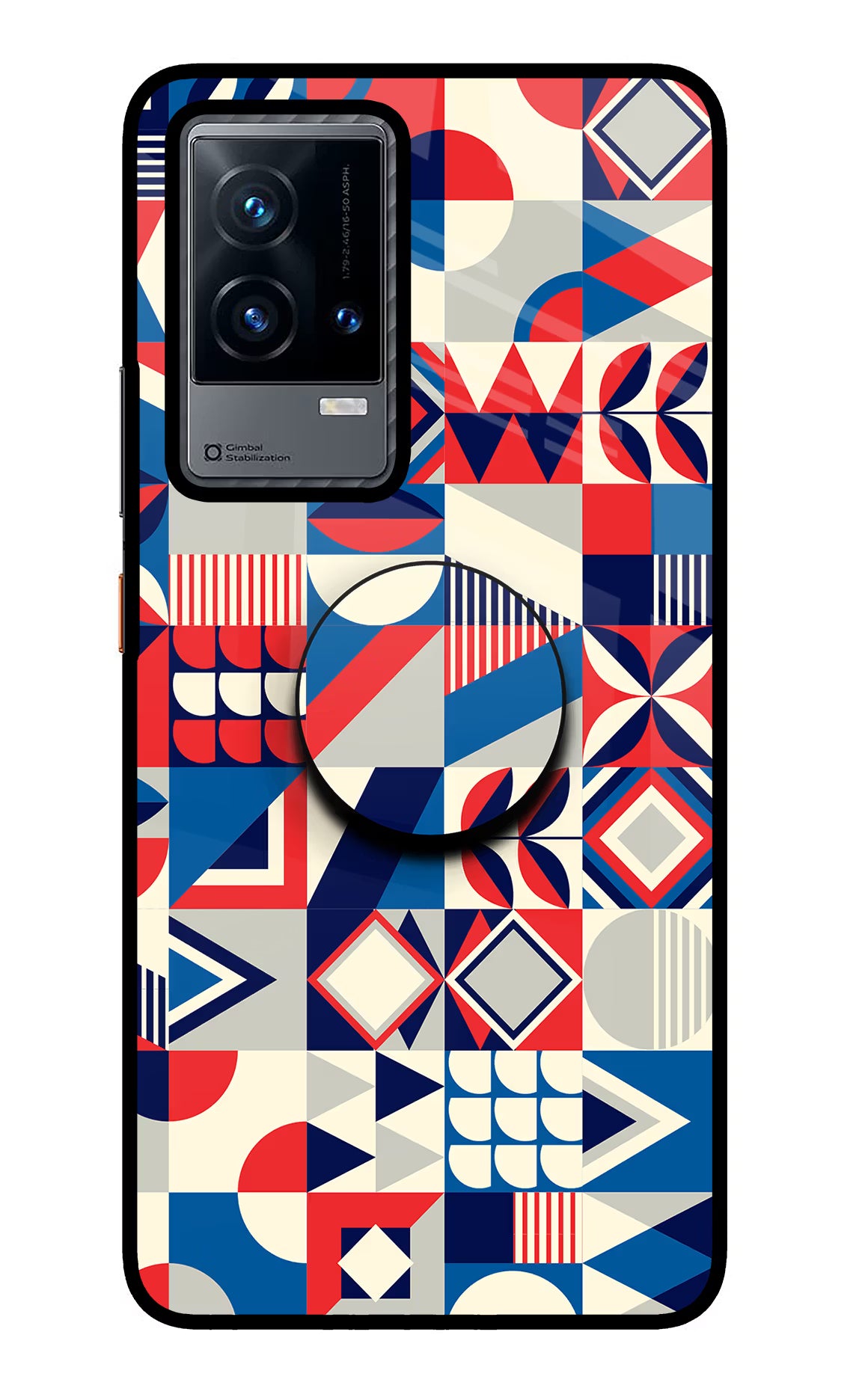 Colorful Pattern iQOO 9 5G Pop Case by Casekaro