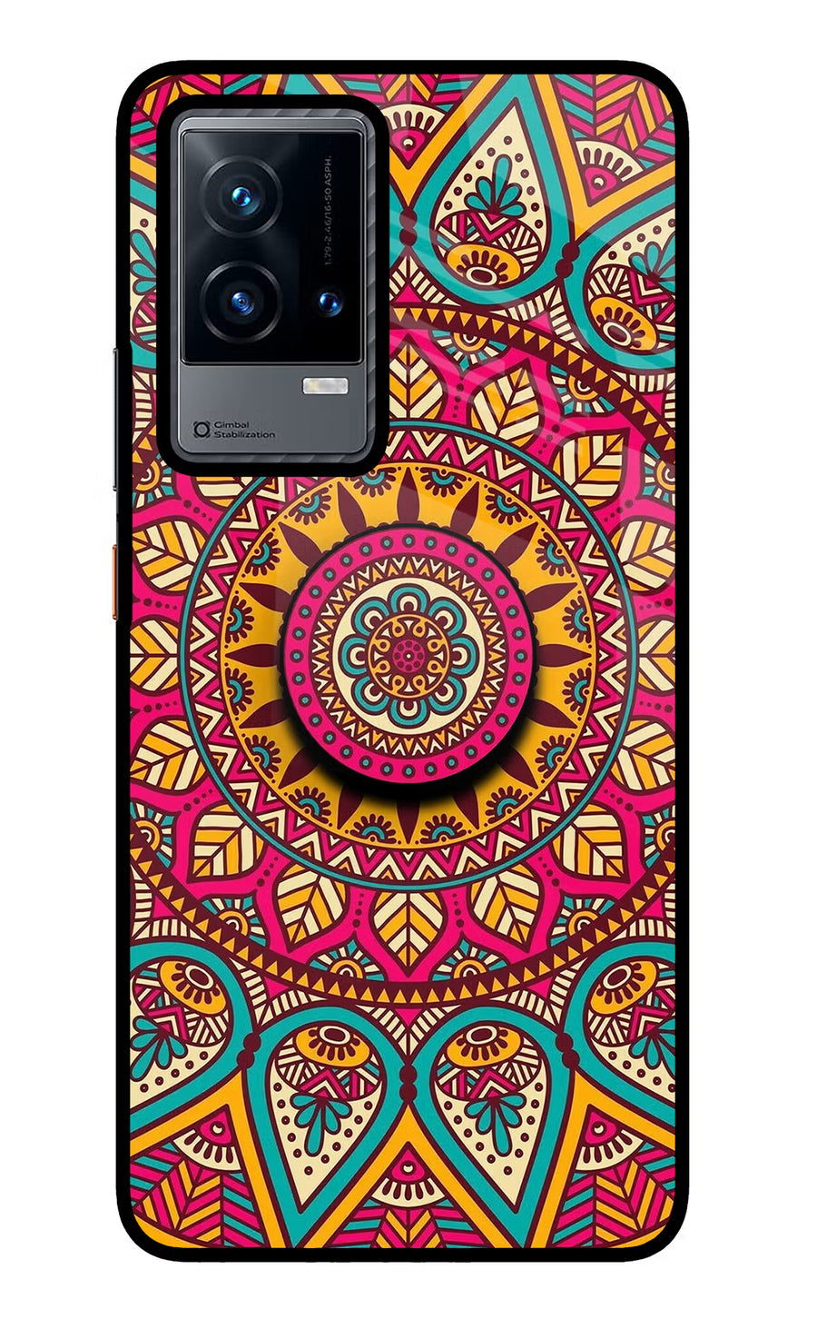 Mandala iQOO 9 5G Pop Case, Glass case