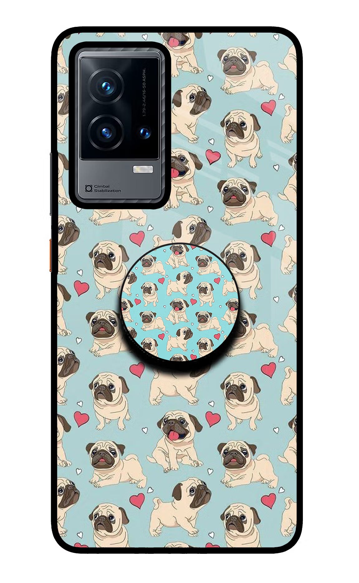 Pug Dog iQOO 9 5G Pop Case by Casekaro