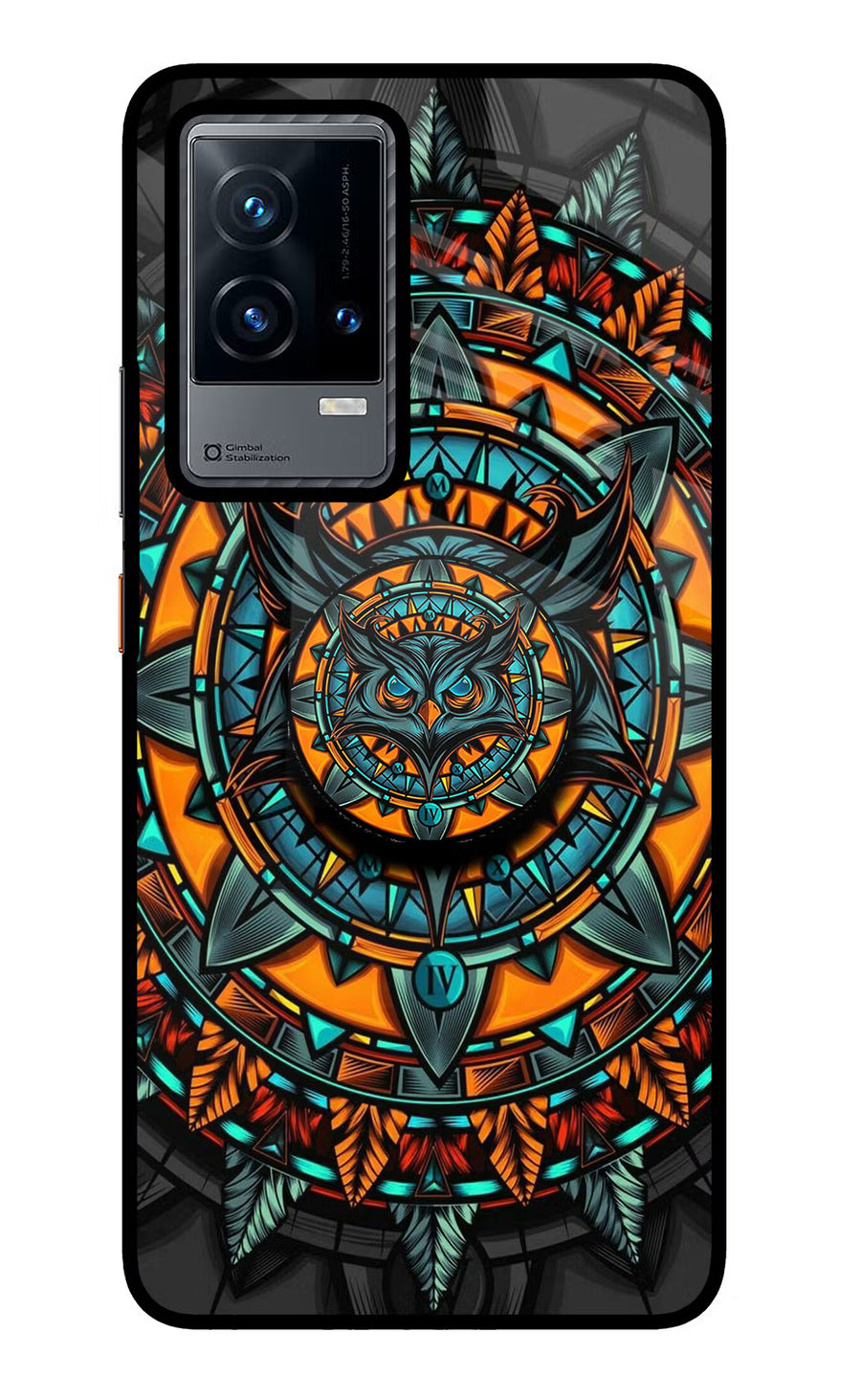 Angry Owl iQOO 9 5G Pop Case, Glass case