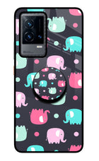 Baby Elephants iQOO 9 5G Pop Case by Casekaro
