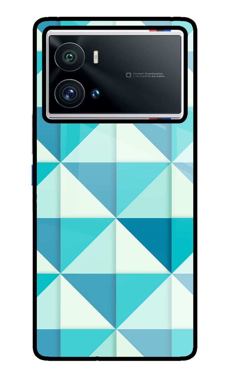 Abstract iQOO 9 Pro 5G Back Cover, Glass case