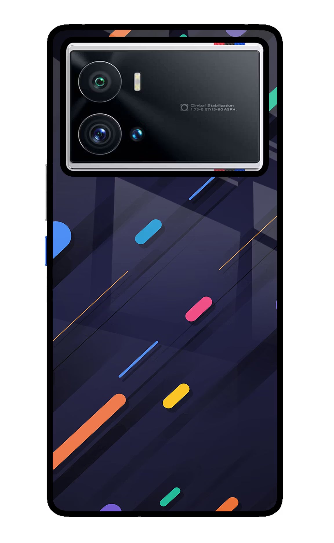 Abstract Design iQOO 9 Pro 5G Glass Case Back Cover by Casekaro