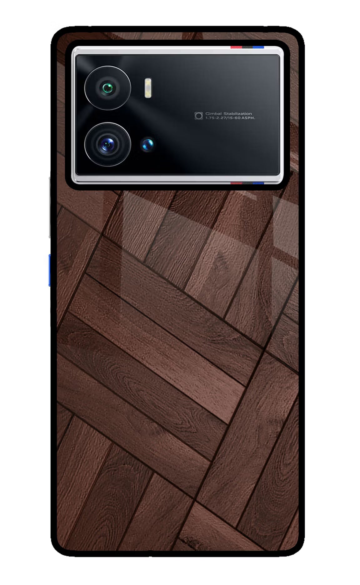 Wooden Texture Design iQOO 9 Pro 5G Glass Case