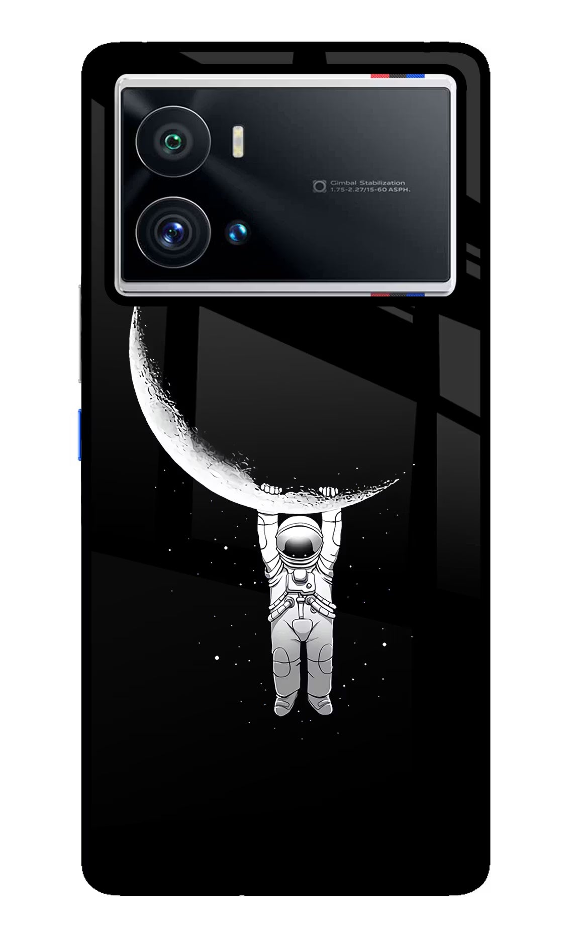 Moon Space iQOO 9 Pro 5G Glass Case Back Cover by Casekaro